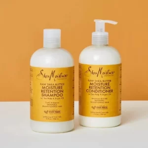 SHEA MOISTURE RAW SHEA BUTTER MOISTURE RETENTION CONDITIONER & SHAMPOO