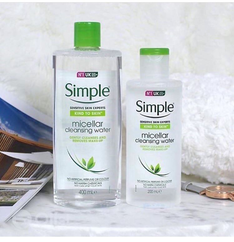 simple anti bac micellar water CLEANSING Metabolism The 3 Most Common Like all Simple products Size:1 Gram