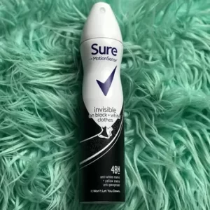 SURE INVISIBLE ON BLACK + WHITE CLOTH