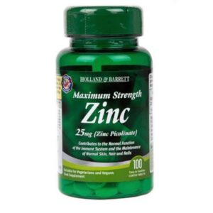 HOLLAND & BARRETT ZINC PICOLINATE 25MG