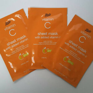 BOOTS VITAMIN C SHEET MASK