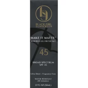 BLACK GIRL SUNSCREEN MAKE IT MATTE SPF 45