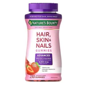 NATURES BOUNTY HAIR SKIN AND NAILS GUMMIES ADVANCED BY 230 GUMMIES