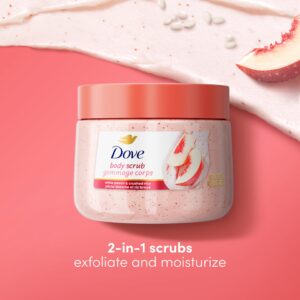 Dove Dove White Peach & Crushed Rice Body Scrub – 425g