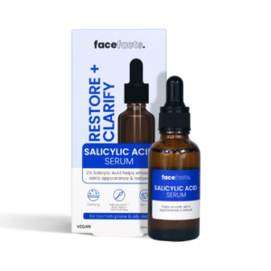 FaceFacts Salicylic Acid (Restore + Clarify) Facial Serum 30ml